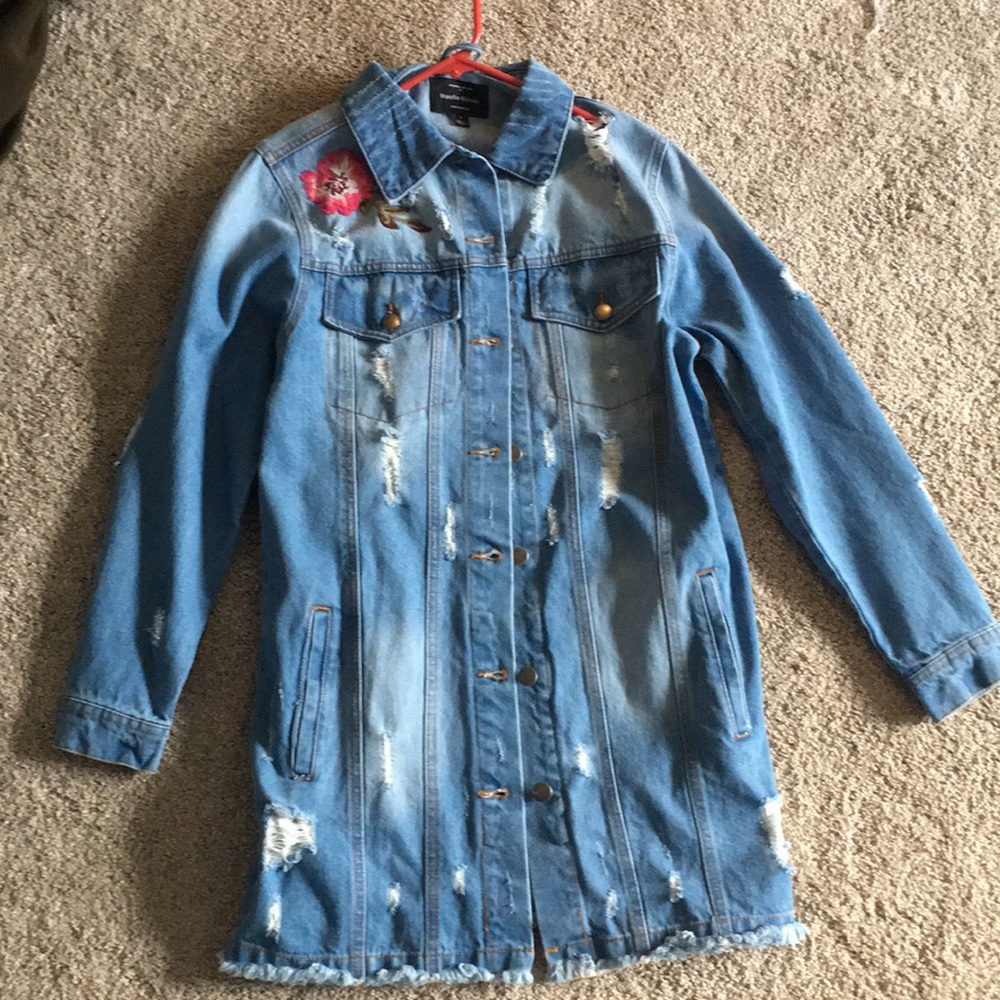 Long jean jacket/dress